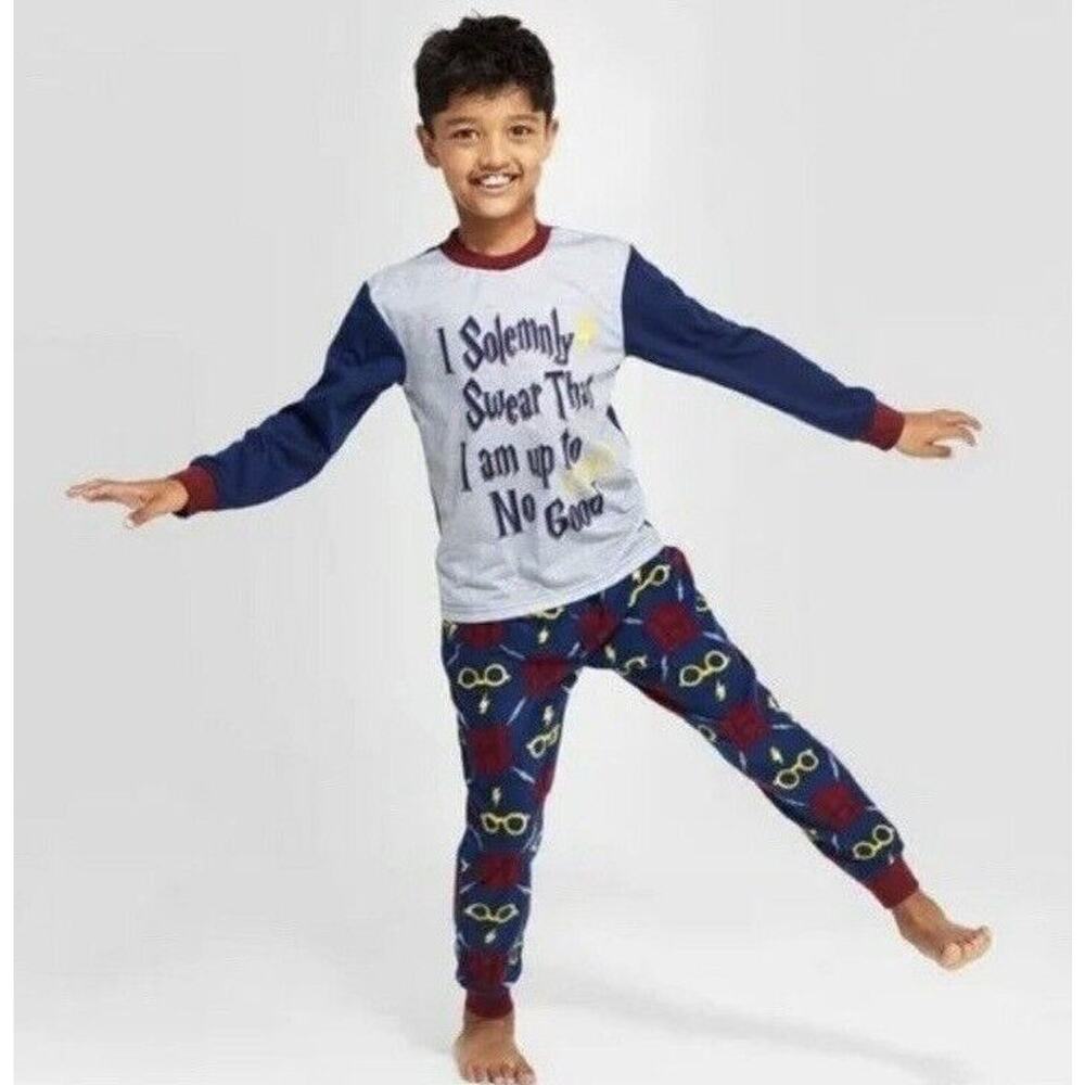 Newย Harry Potter Toddler Sz 4 I Solemnly Swear Pajama Set Longโ Sleeve NWT